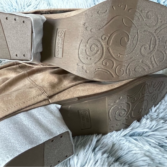 🔥 NIB White Mountain Alden Women's Mid Calf Western Bootie in Beachwood Fabric - Picture 5 of 11